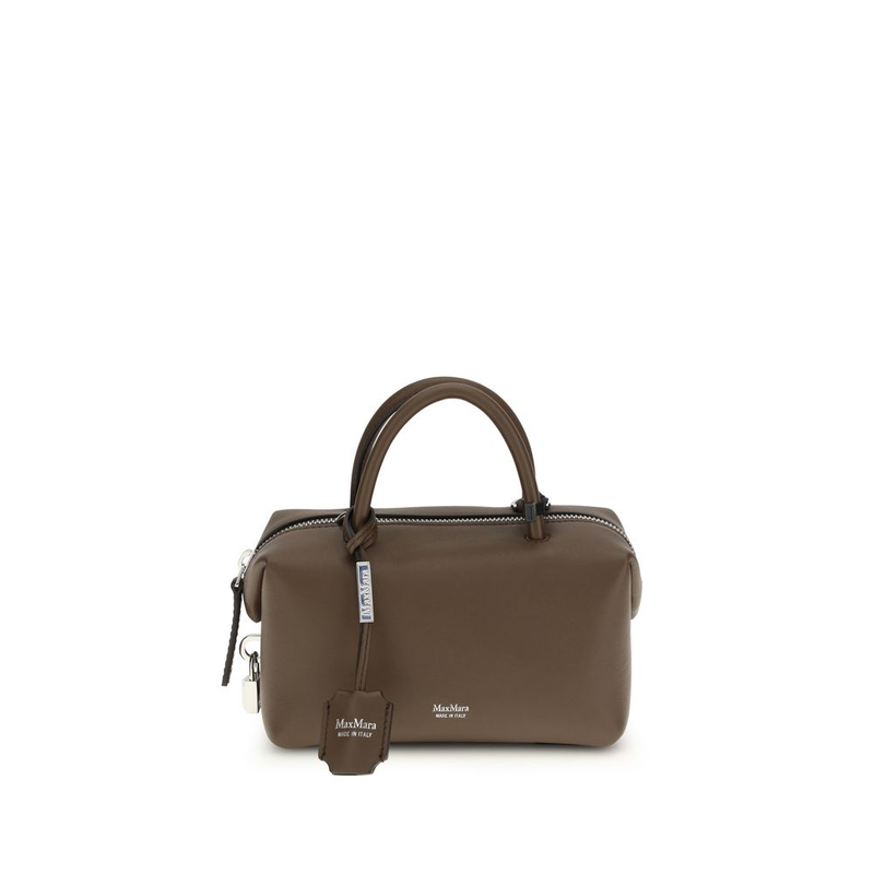 Brown calf leather bos taurus handbag-null