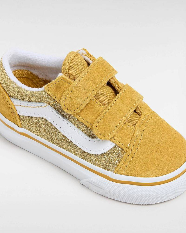 Product image: Vans toddler old skool velcro glitter shoe-null