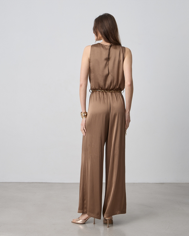 Jumpsuit satin drape-null