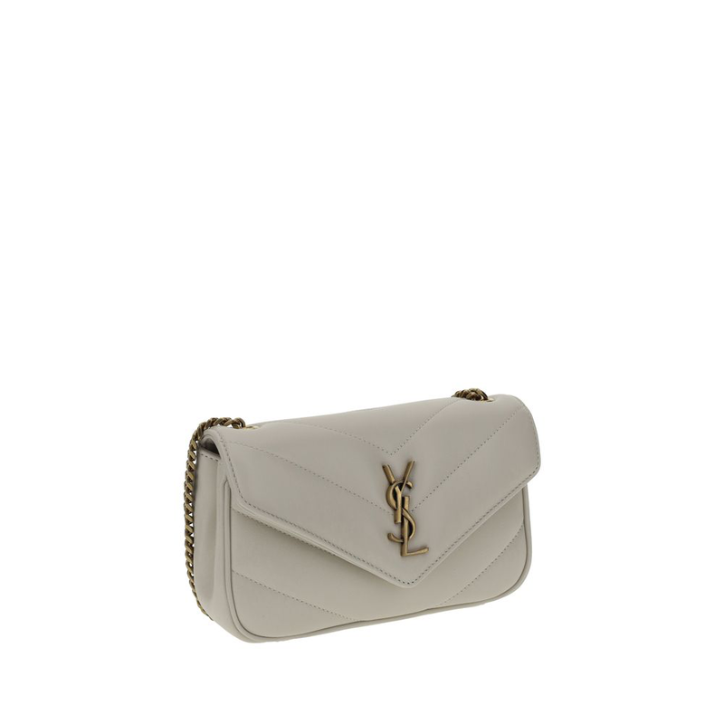 White lamb ovis aries aries shoulder bag-null