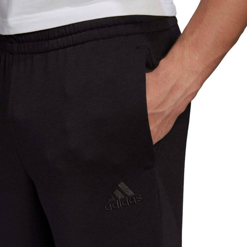 Essentials French Terry Tapered Cuff Logo Pants image number null