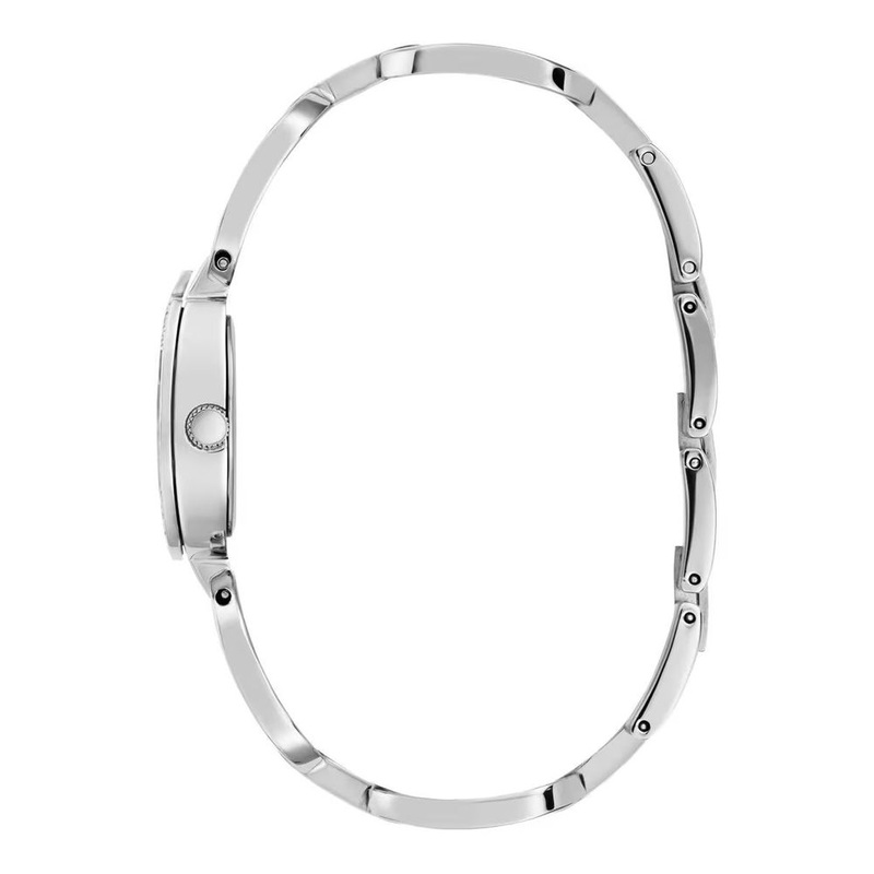 Gray stainless steel dress watch-null