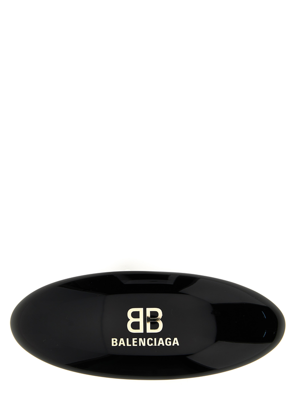 Black other fibres hair clip-null