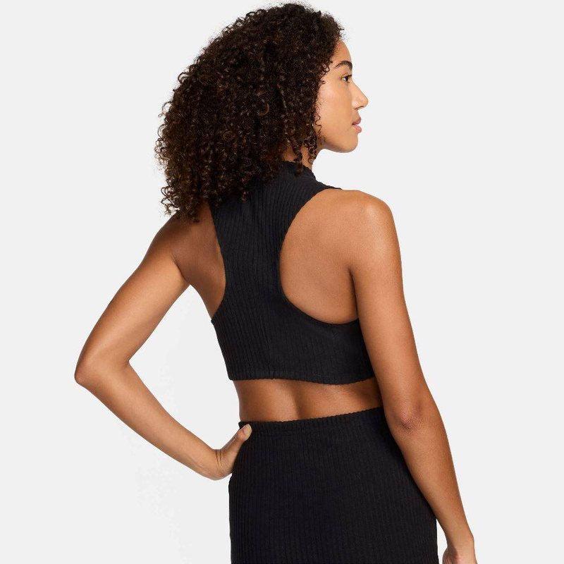 Nike sportswear mock-neck rib cropped tank-null