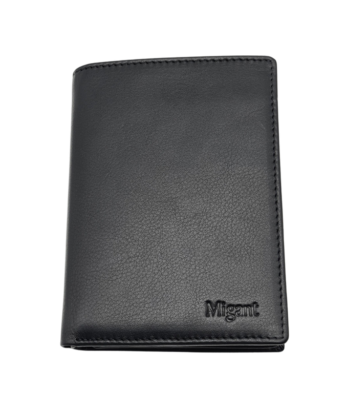 Design men leather wallet with rfid-null