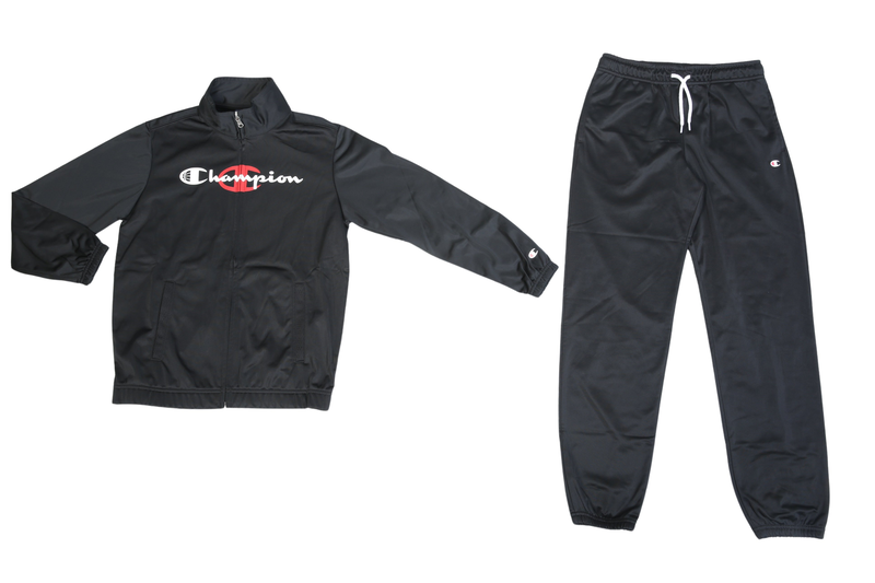 Product image: Champion boy full zip suit (306585)-black-null