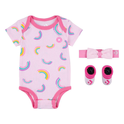 Rainbows 3pc box set, Pink, medium