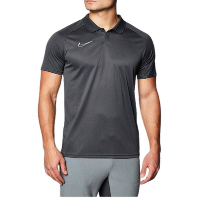 Dri-FIT academy polo short, Anthracite / Black, medium