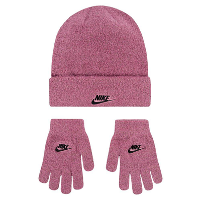 Nike twinkle cozy apex beanie set, Flamingo, medium