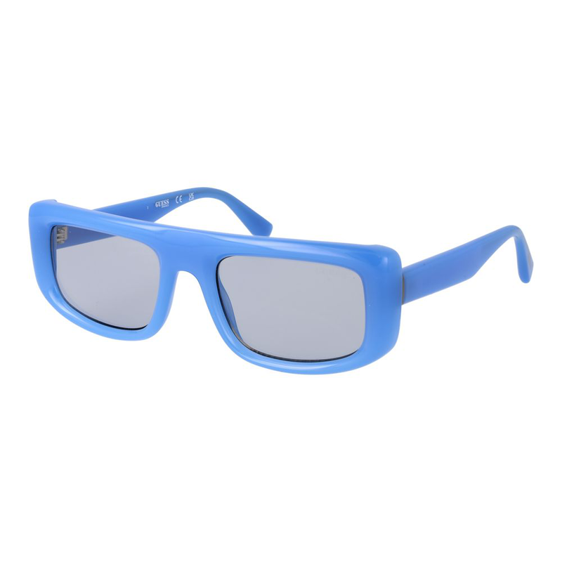 Blue plastic sunglasses-null
