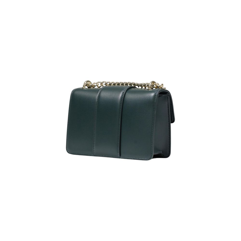 Green polyester handbag-null