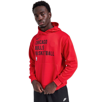 Nba chicago bulls Dri-FIT sptlight hoodie, University Red / Black, medium