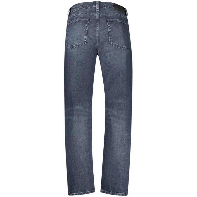 Blu cotton men's jeans-null