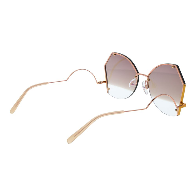 Multicolor metal sunglasses-null