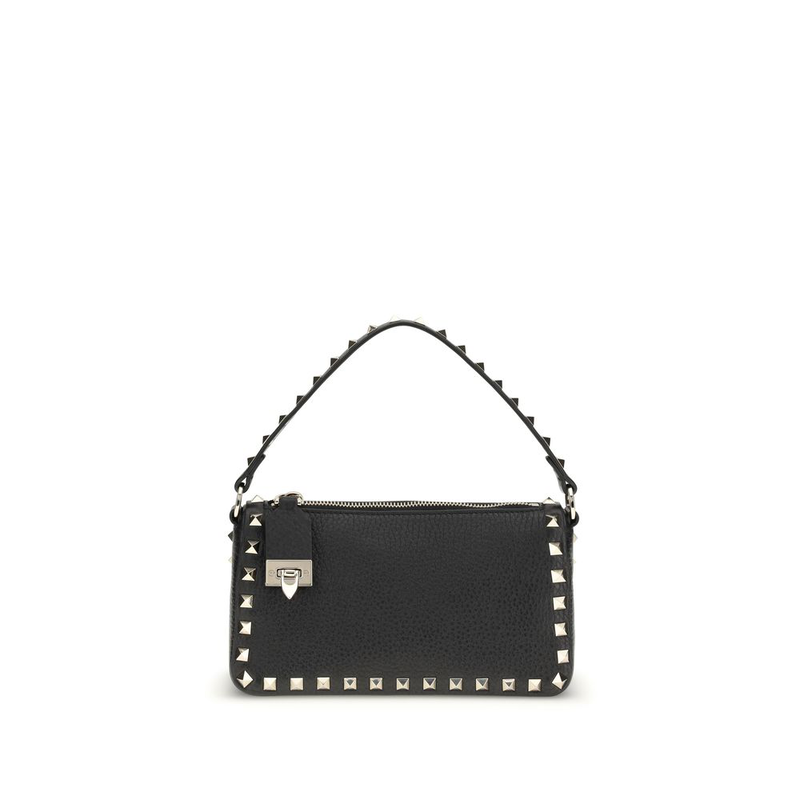 Black calf leather bos taurus shoulder bag-null