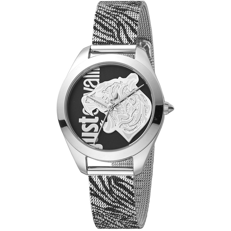 Multicolor stainless steel dress watch-null