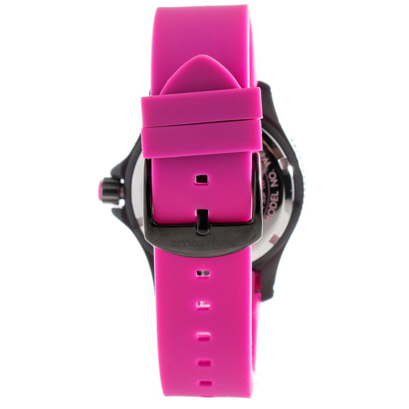 Purple plastic sport watch-null