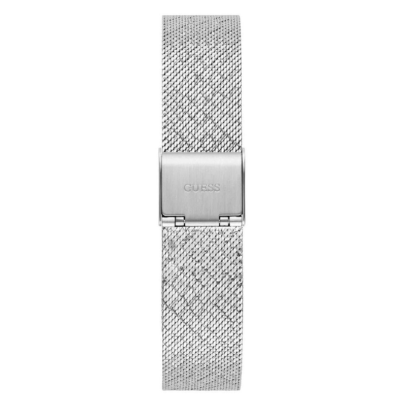 Gray stainless steel dress watch-null