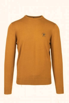 Bhpc knitwear r-neck, Camel, medium