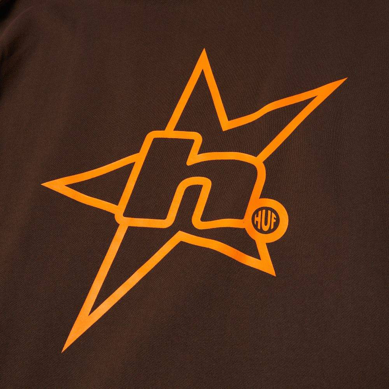 Huf h star logo p/o hoodie-null