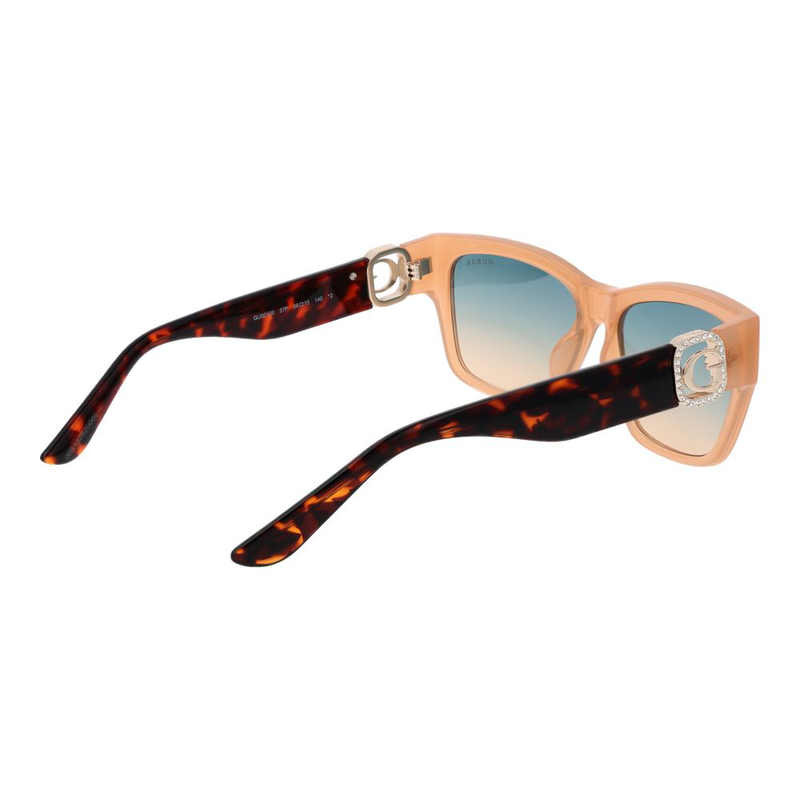 Beige stainless steel sunglasses-null