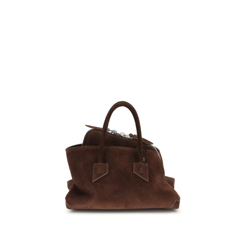 Brown calf leather bos taurus shoulder bag-null