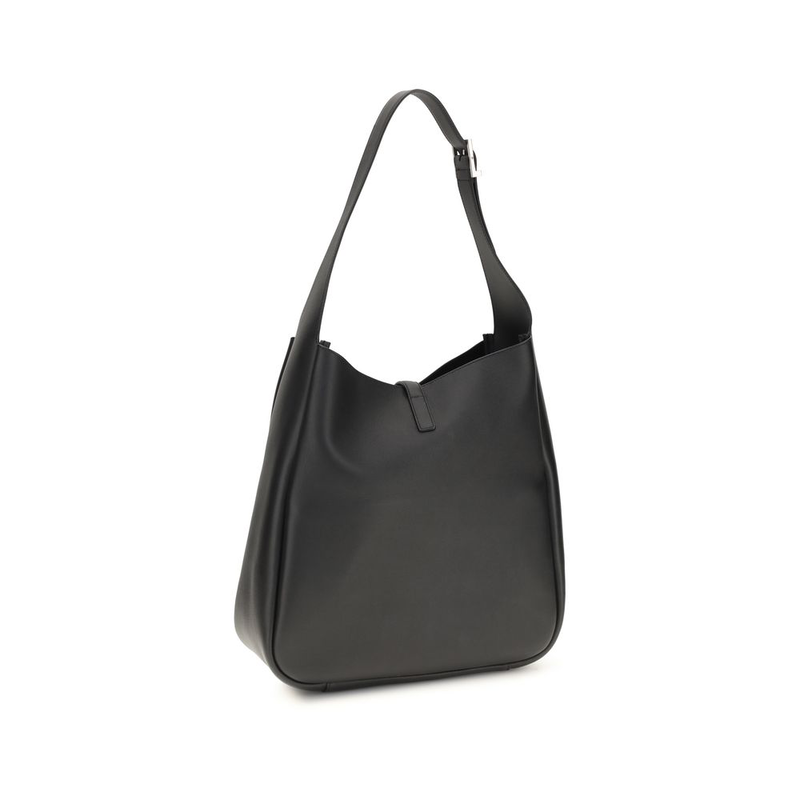 Black calf leather bos taurus shoulder bag-null