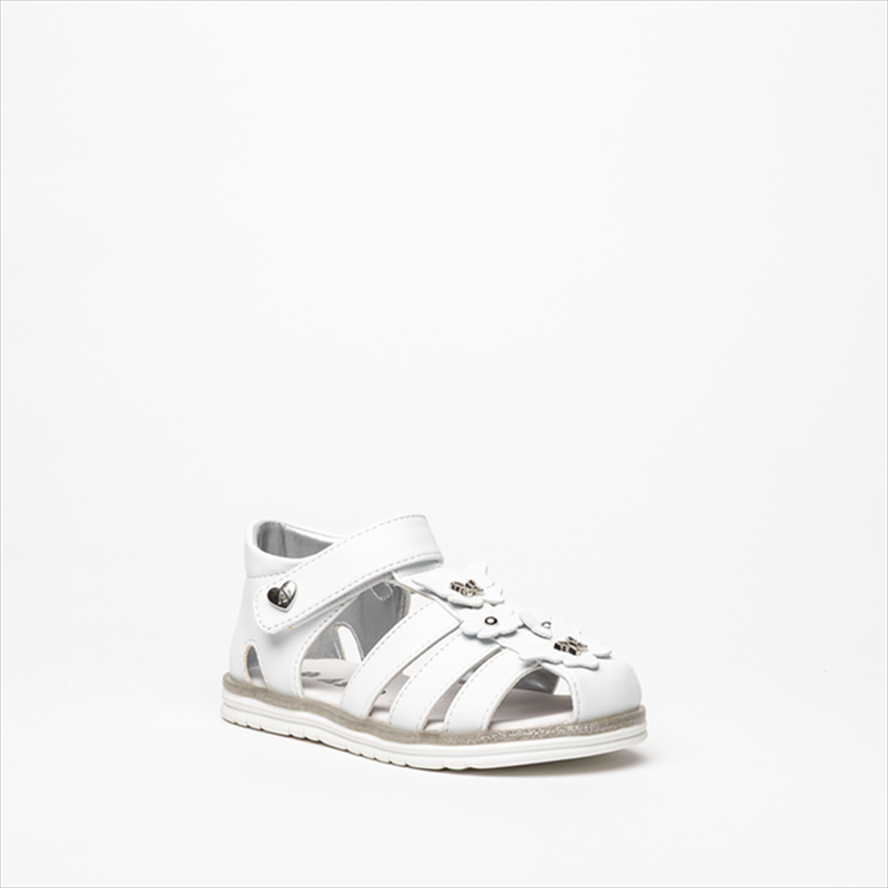 Product image: Asso caged with playful trim details girls sandals-null