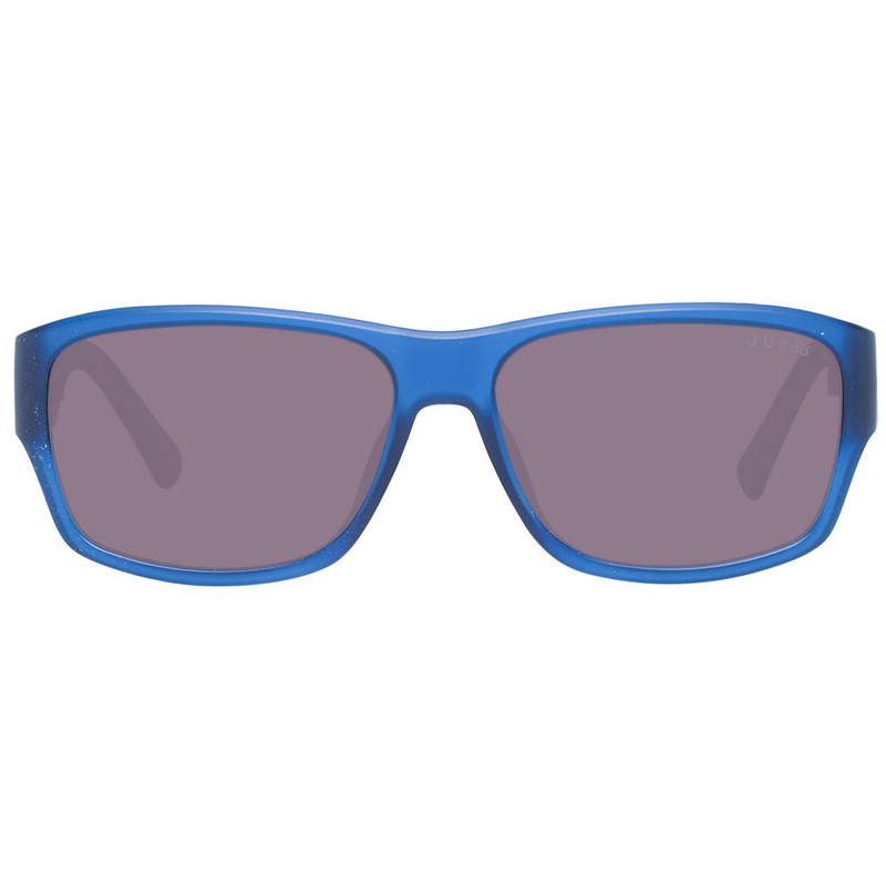 Blue plastic sunglasses-null