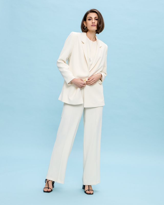 Blazer jacket crepe-null