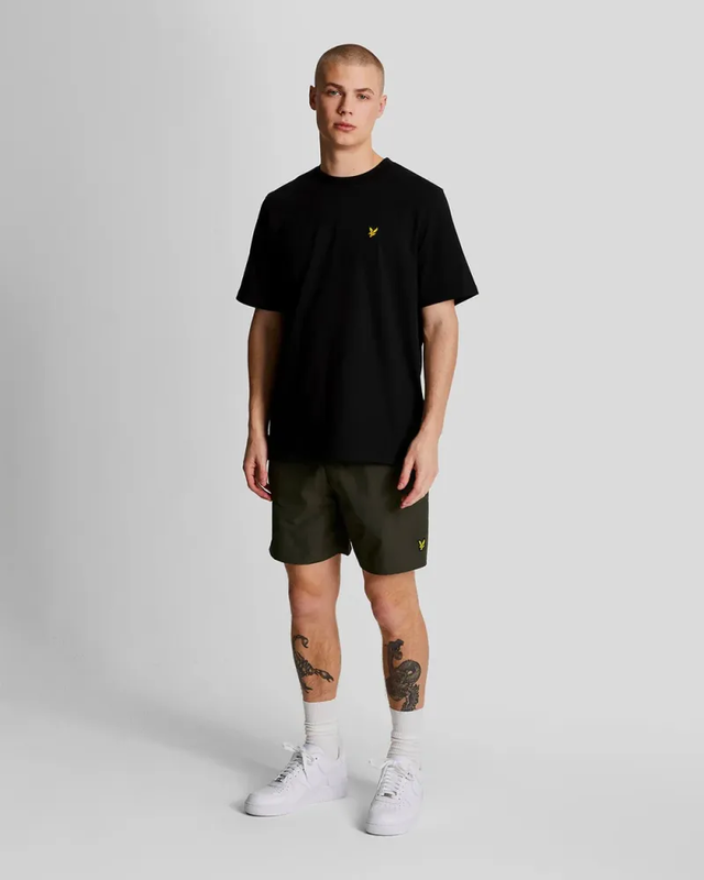 Plain swim short w485 olive-null