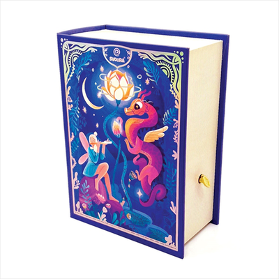 Musical jewelry book dragon girl, , medium