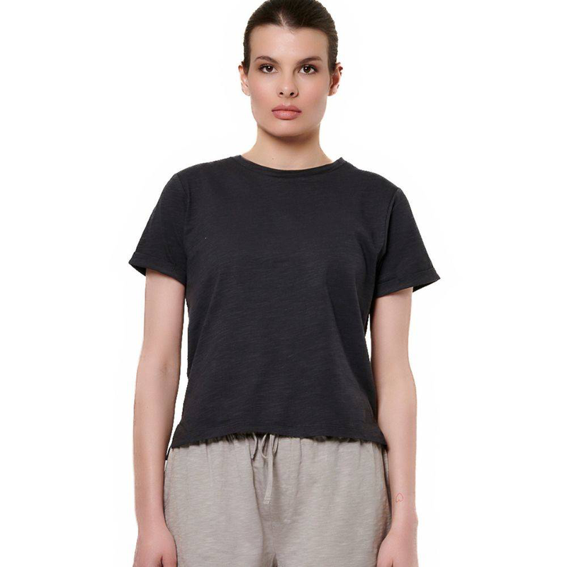 Women's slub textured t-shirt-null