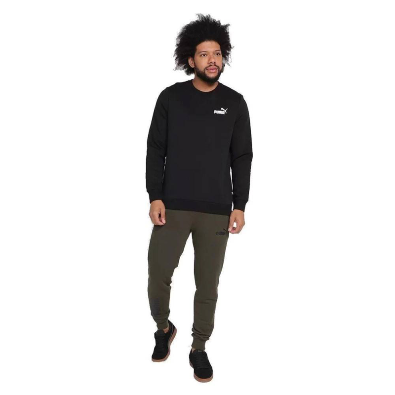 Essentials small logo fleece crew-null