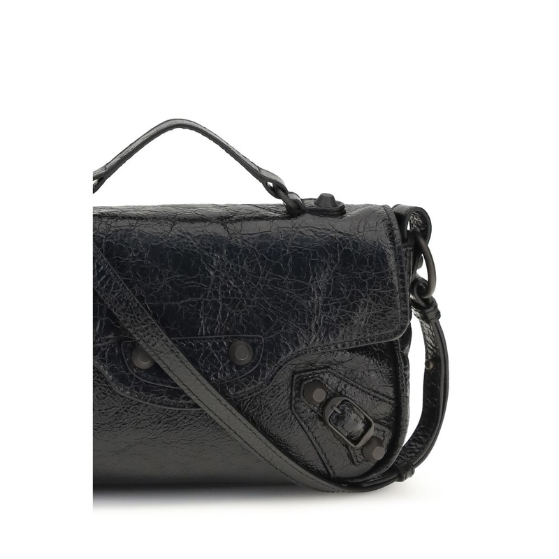 Black lamb ovis aries aries shoulder bag-null