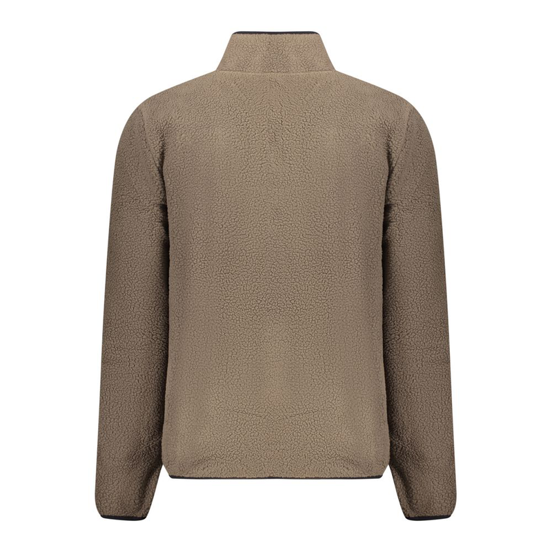 Marrone polyester men sweatshirt-null