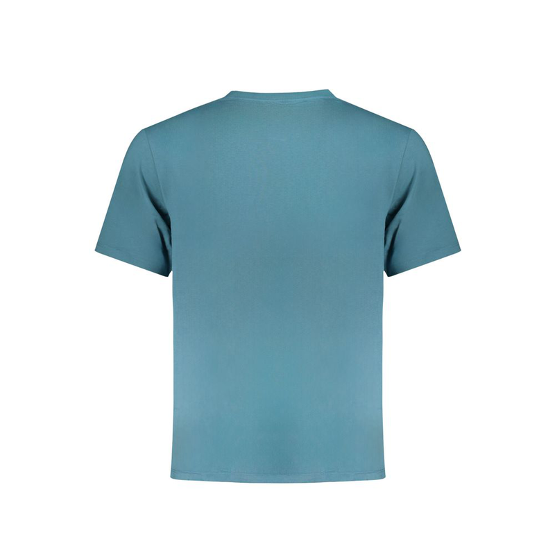 Blue cotton men's t-shirt-null
