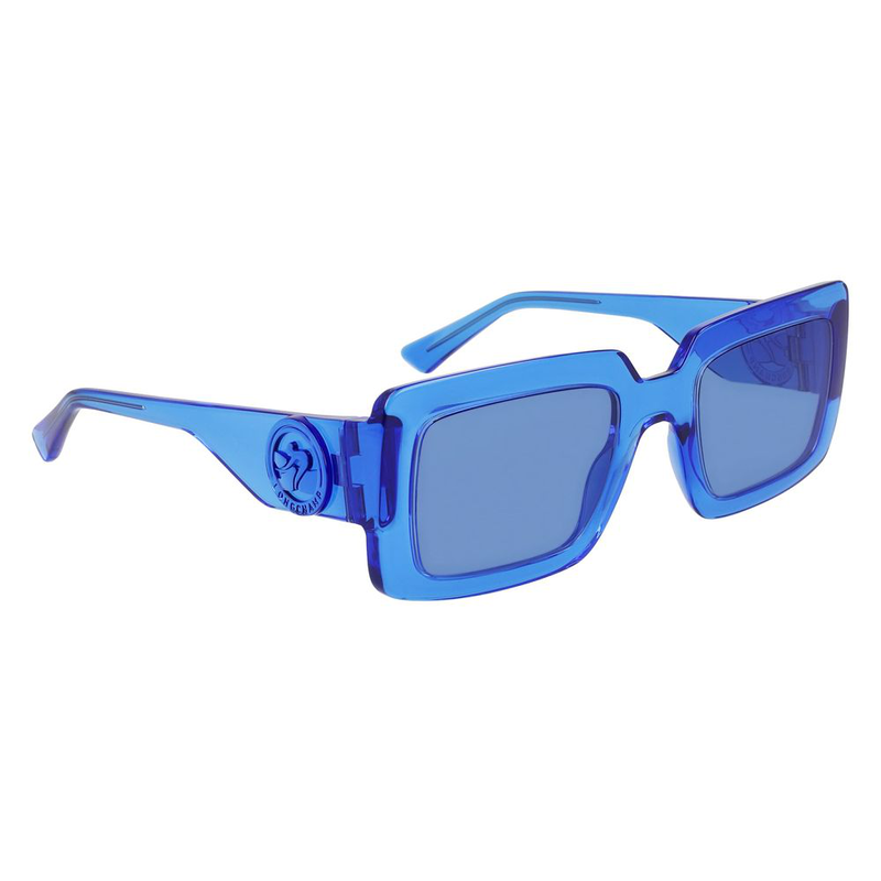 Blue injected sunglasses-null