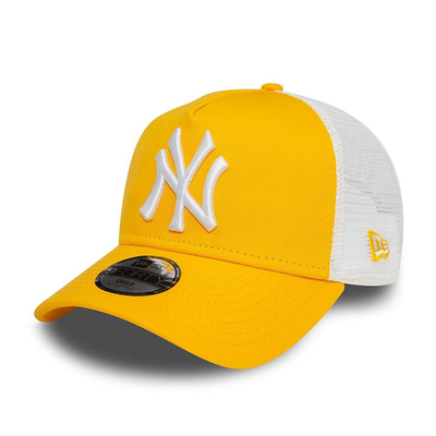 New era child/youth league ess trucker new york yankees, Yellow, medium