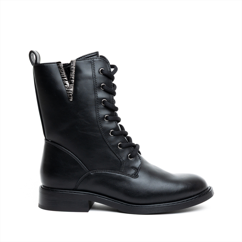 Mariella burrani biker flat ankle boots-null