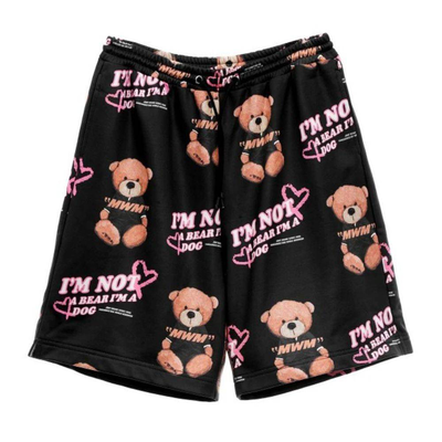 Mwm aop teddy shorts
