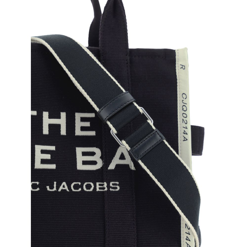 Black cotton handbag-null
