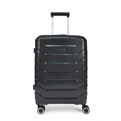 Pegasus - terock, cabin size/carry-on (4 wheel) 55cm/20in luggage 10kg suitcase, Black, medium