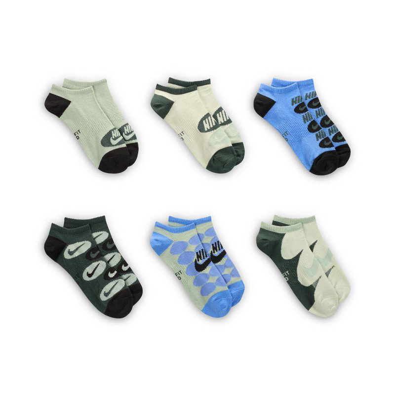 Lightweigh training no-show 6-pairs socks-null