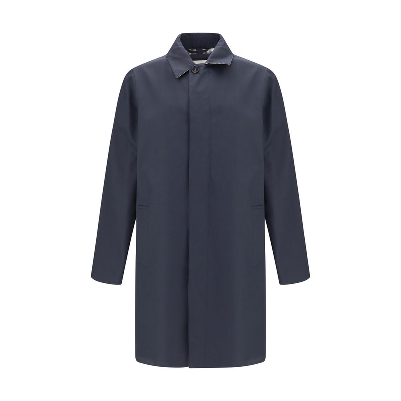 Blue cotton coat-null