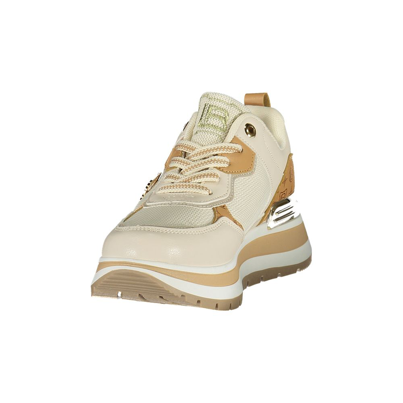 Beige polyurethane women sneaker-null