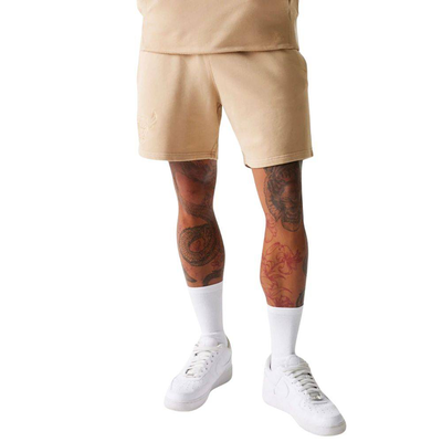 Nba washed short chicago bulls, Beige, medium