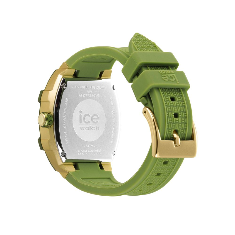 Bicolor synthetic dress watch-null