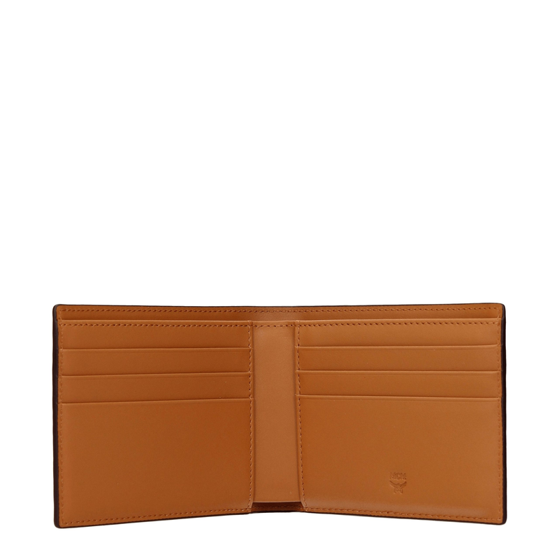 Brown fabric wallet-null