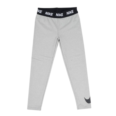 Little girls Dri-FIT swoosh legging, Dk.grey Heather / Black, medium